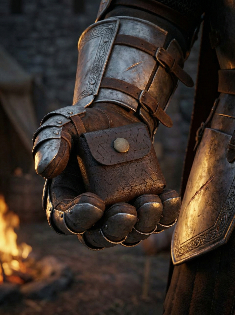 Кожаный футляр для дайсов