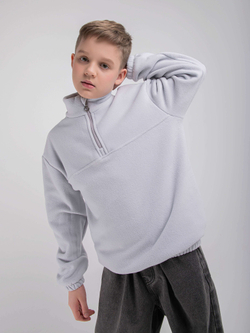 Олимпийка флисовая "Серебро" 7+