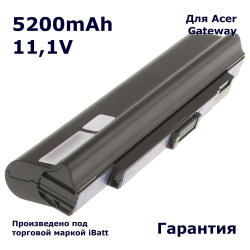 Аккумулятор iBatt 5200mAh для ноутбуков Acer UM09B34, UM09B31, UM09B44
