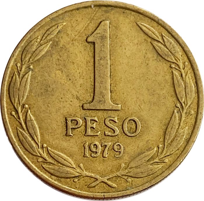 1 песо 1979 Чили