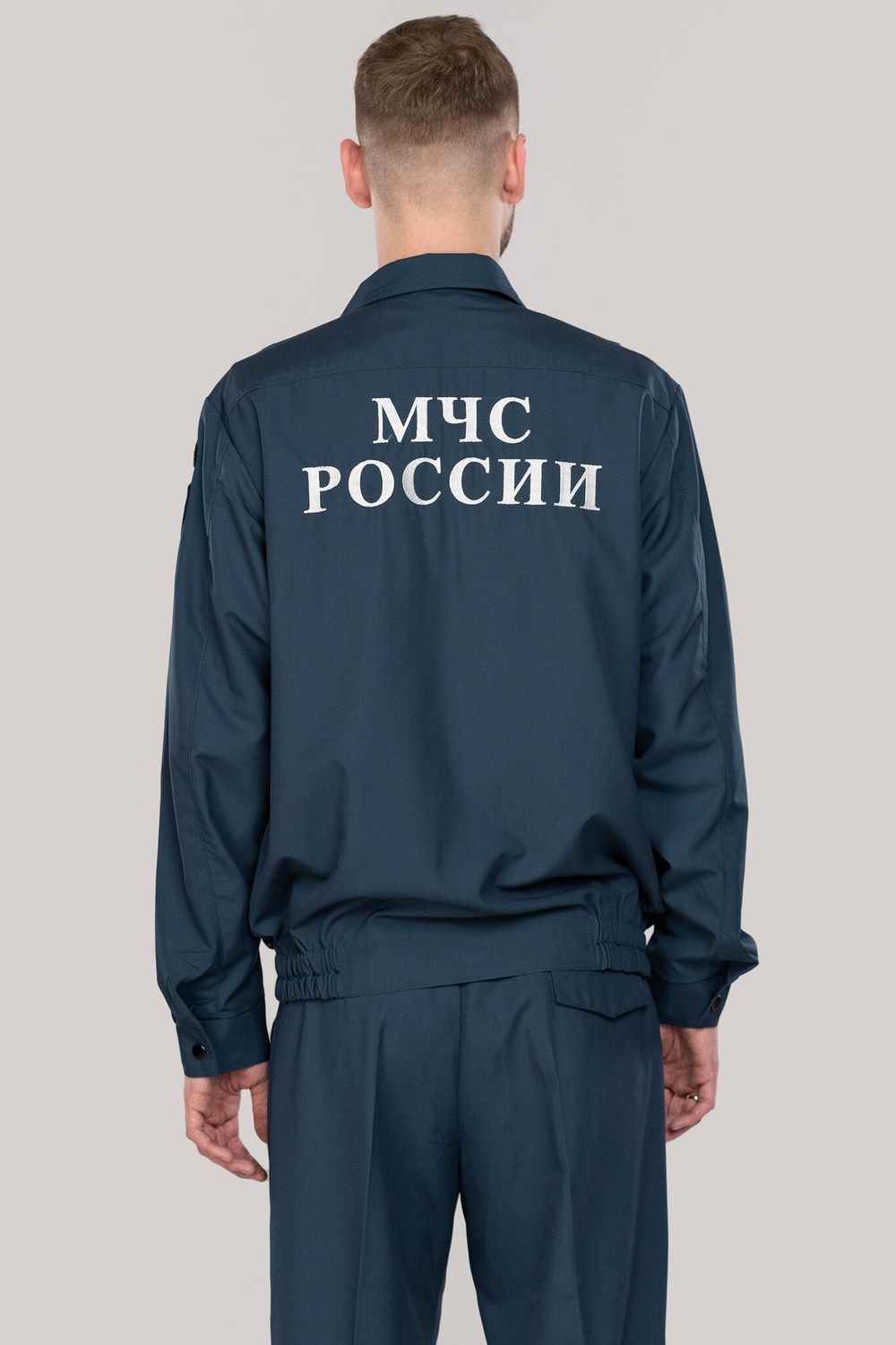 Костюм летний мужской МЧС (Патруль-240, серо-синий)