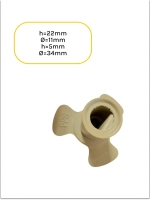 Куплер микроволновки универсальный h=22mm,Ø=11mm, h=5mm, Ø=34mm