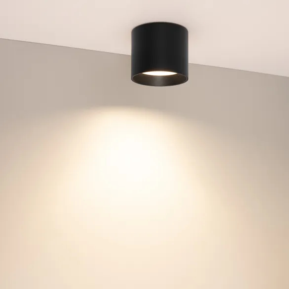 Светильник SP-BISCOTTO-R90-8W Warm3300-MIX (BK, 80 deg, 230V) (Arlight, IP54 Металл, 5 лет) 054911