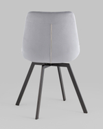 Стул вращающийся Флекс велюр велютто серый