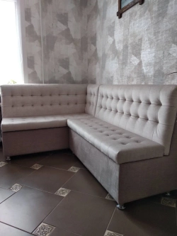 Диван угловой Спектрум с прямым углом (бежевый)