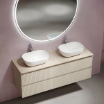 Столешница Sancos 140 TT140A2X с отверстием под смеситель, кремовая