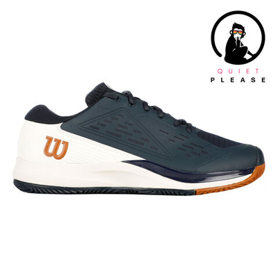 Мужские теннисные кроссовки Wilson Rush Pro Ace Quiet Please Men - Dark Blue, White
