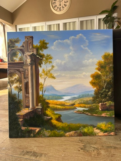 Пейзаж с руинами