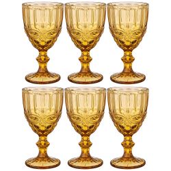 НАБОР БОКАЛОВ ДЛЯ ВИНА "СЕРПЕНТИНА" ИЗ 6ШТ. СЕРИЯ "MUZA COLOR" 300МЛ. / В=17 СМ (КОР=4НАБ.)