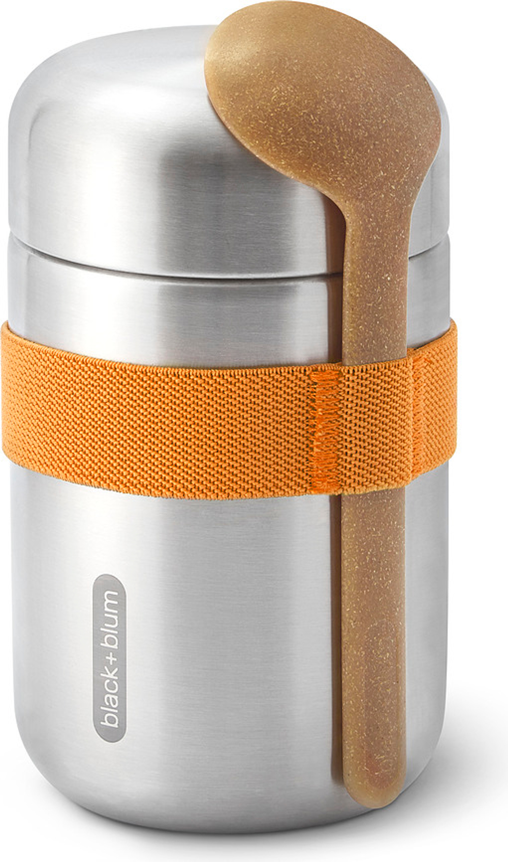 Контейнер пищевой Black+Blum Food Flask, 400 мл, дерево, оранжевый