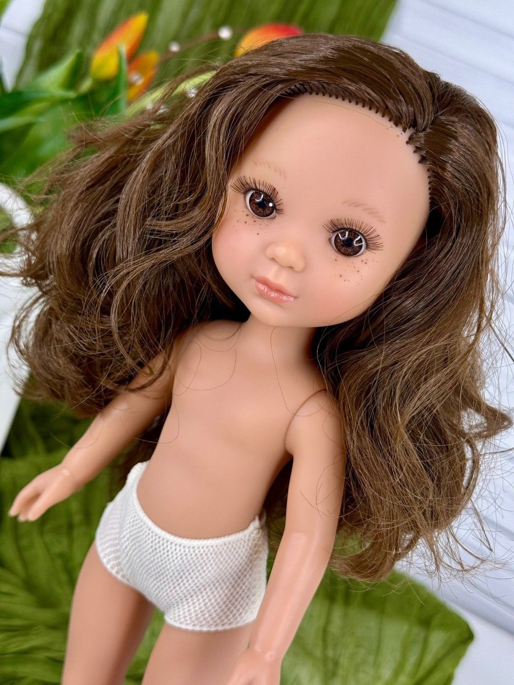 УЦЕНКА Кукла BERJUAN виниловая 35см Ева без одежды (2838)