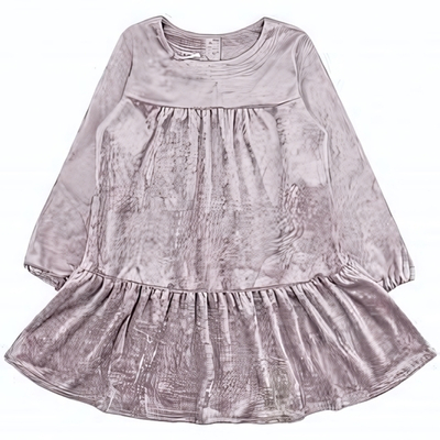 Платье велюр 0879900101 р.122-128 (Юлла)