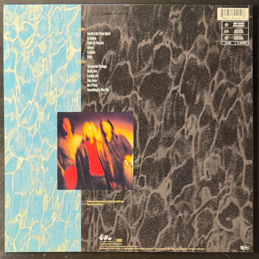 Nirvana - Nevermind (Европа 1991г.)