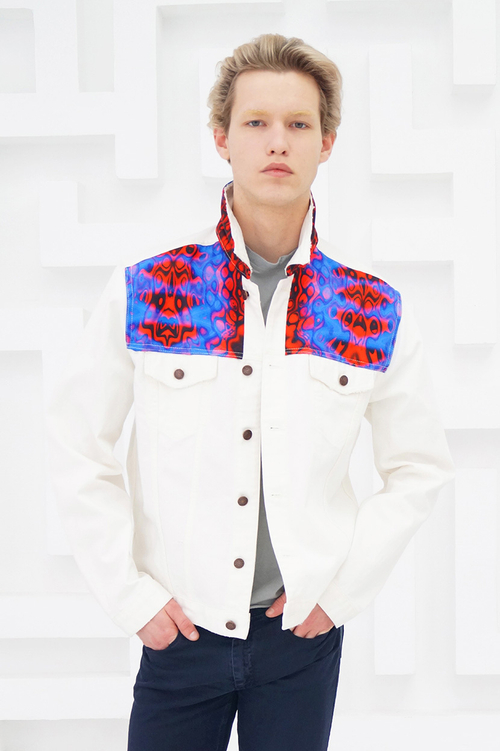 LIGVIANNI Джинсовая куртка Denim Jacket Fire