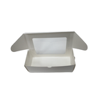 Упаковка под рулет с окном БЕЛАЯ 300*130*110 мм