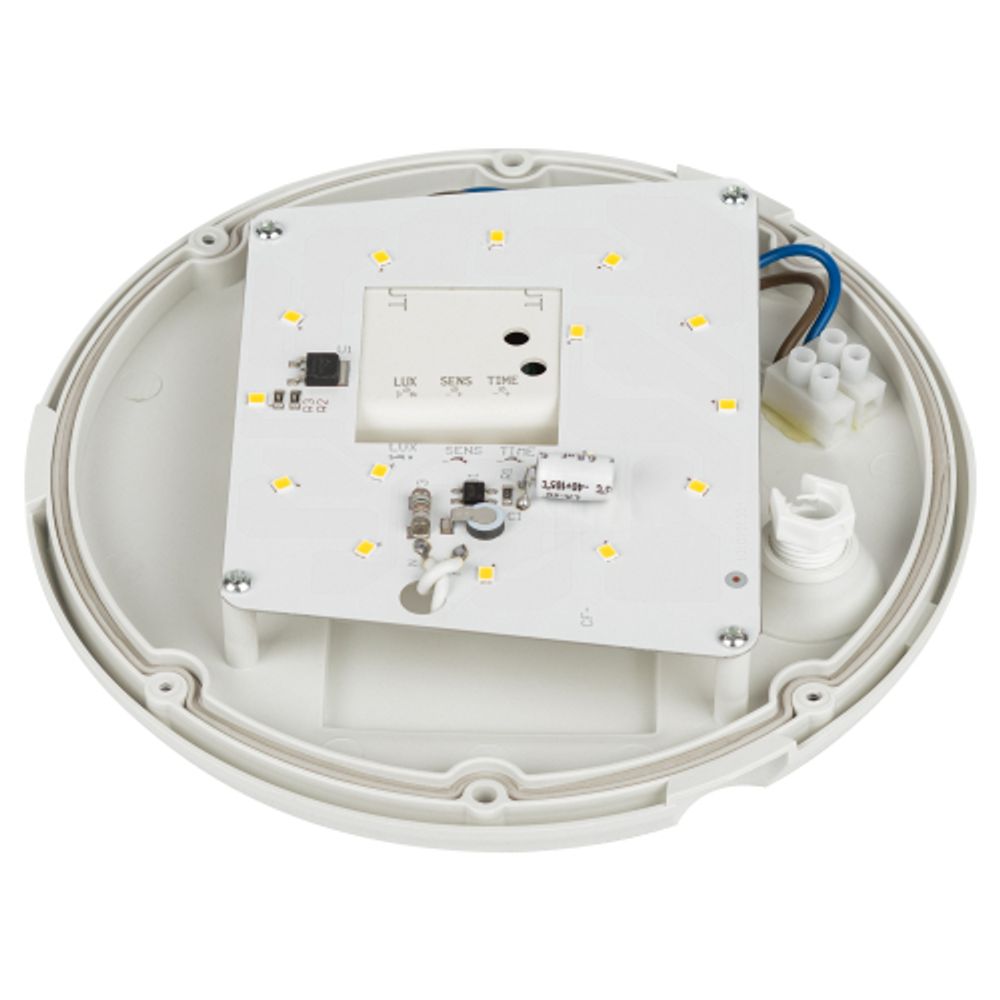 Светильник ЖКХ светодиодный ЭРА SPB-1-12-MWS (W) IP54 12Вт 960Лм 4000К D180 КРУГ с датчиком движения IK08 антивандальный