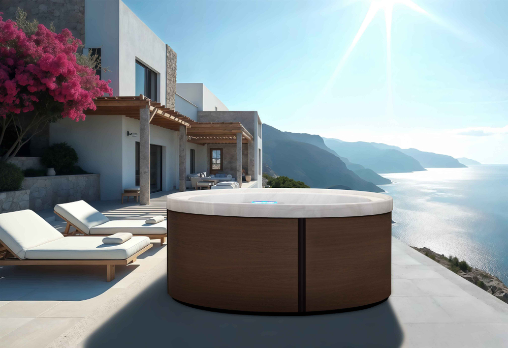 Круглый гидромассажный спа бассейн Victoria Star VS-001C