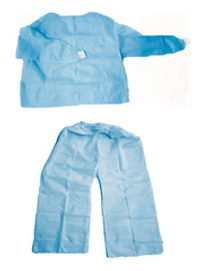 Костюм хирургический Тип 2 (рубашка с длинным рукавом + брюки) нестерильный Инмедиз