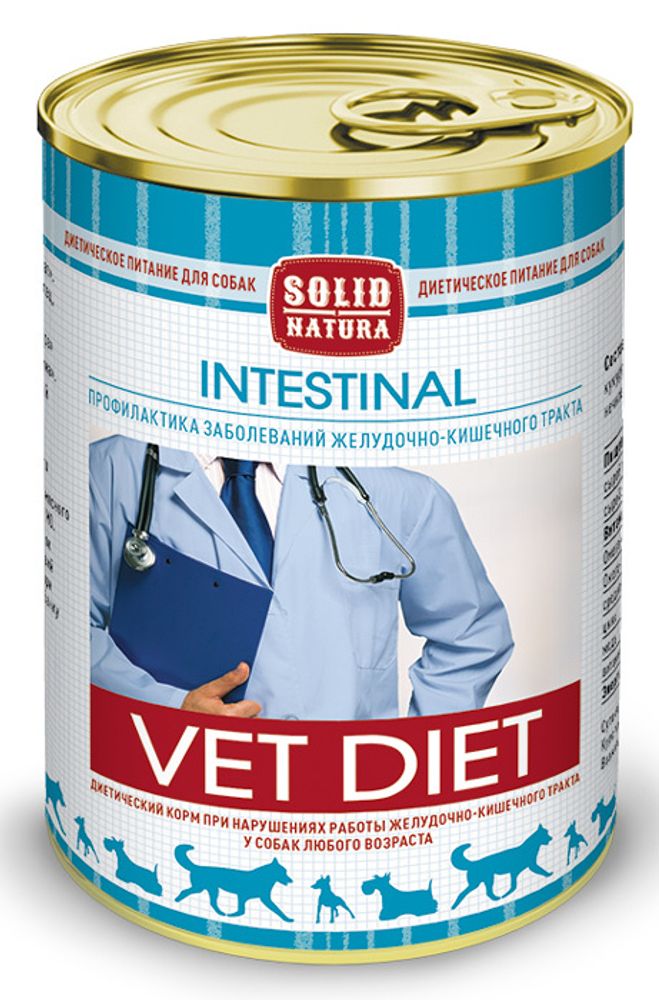 Solid Natura VET Intestinal диета для собак влажный 340 г