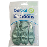 Шар латексный Glossy Набор 12 шт Хром 36 см (Зеленый)