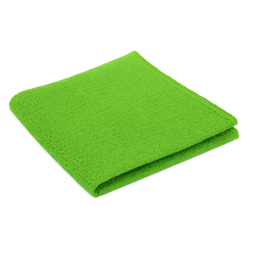 Салфетка из микрофибры ЗЕЛЕНАЯ 29х29см (600 шт/кор) 137628