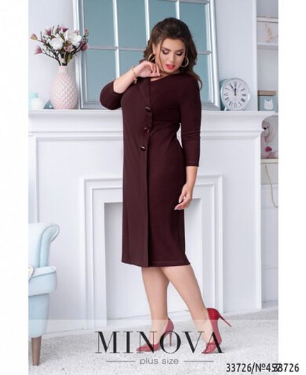 Платье 457-бордо Minova Фото 2