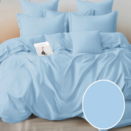 Комплект постельного белья "IS. ЛАЗУРНЫЙ", поплин, 100% хлопок, Россия.