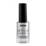 LuxVisage ЛАК для ногтей Metallic Show тон 301 (жидкое серебро) 9мл