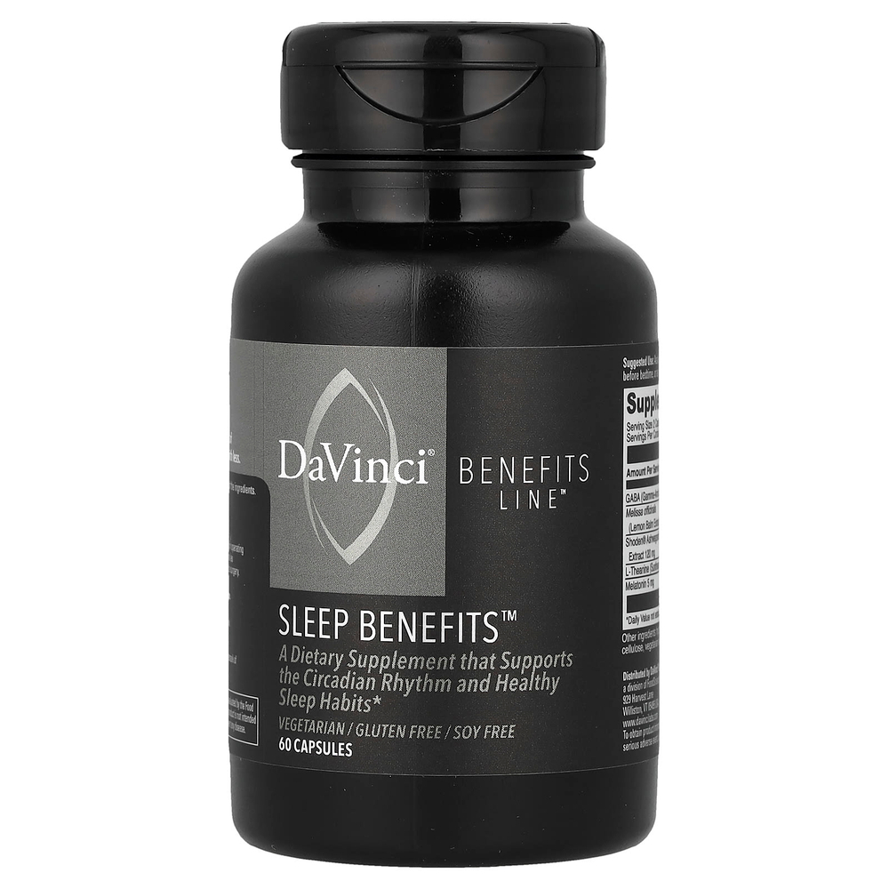 DaVinci Laboratories, Sleep Benefits™, 60 капсул