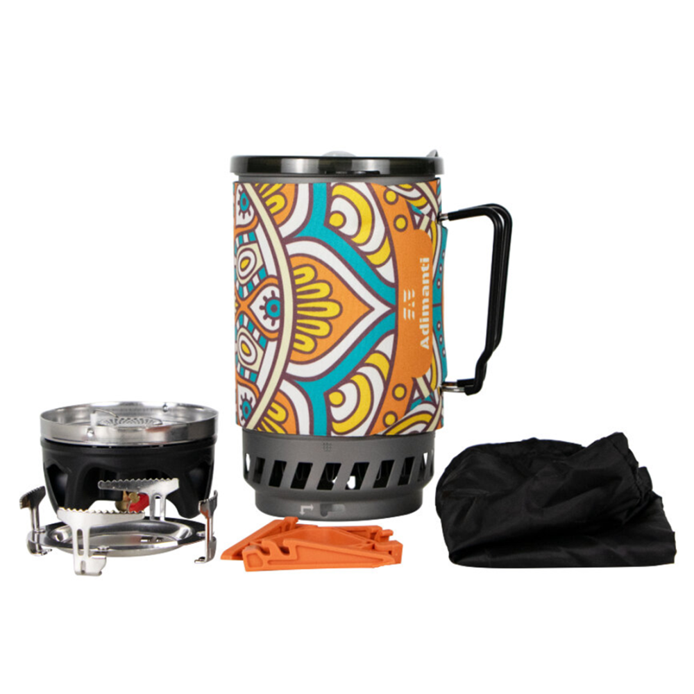 Система приготовления пищи Adimanti AD-10A, 1400 мл,  цветной орнамент, AD-10A