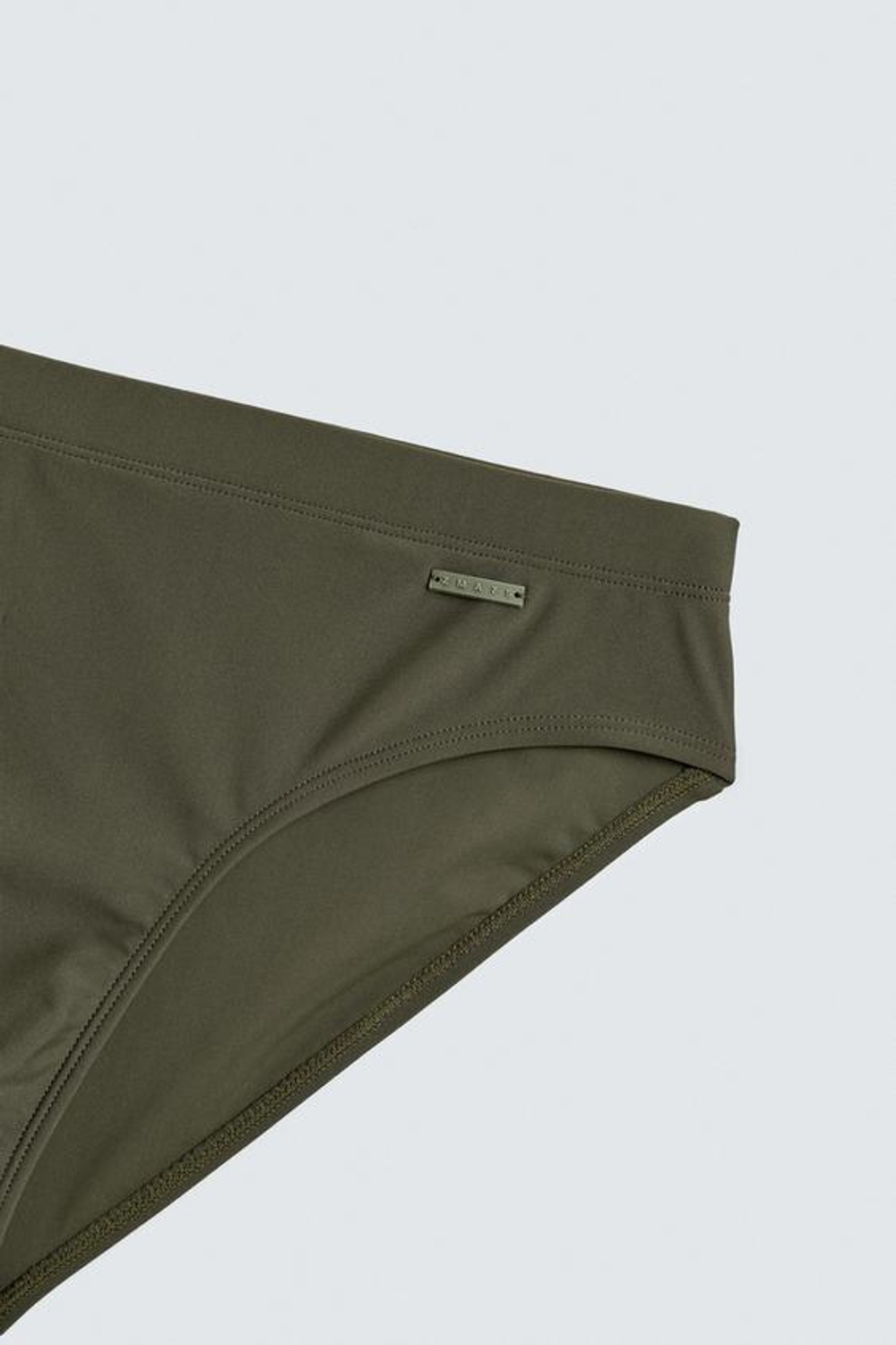 ZARA ПЛАВКИ С КОНТРАСТНЫМИ ВСТАВКАМИ, ХАКИ