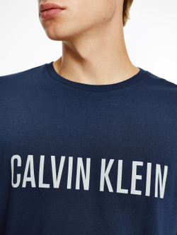 Куртка теннисная Calvin Klein L/S Sweatshirt - blue shadow w/white