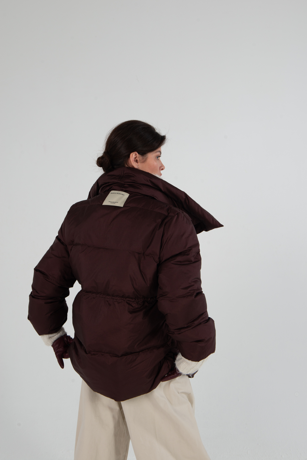 Пуховик на резинке REY