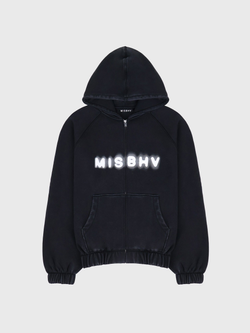 Худи на молнии MISBHV Community Zipped Hoodie Washed Black