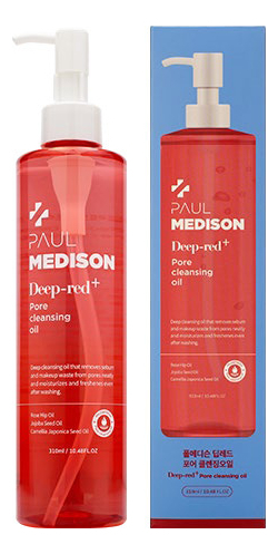 PAUL MEDISON Гидрофильное масло для глубокого очищения пор - Deep-Red Pore Cleansing Oil , 310мл