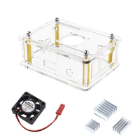 Прозрачный корпус с вентилятором для Orange Pi 3 LTS