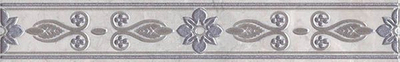 Бордюр настенный MLD\C06\6243 Мармион светло-серый