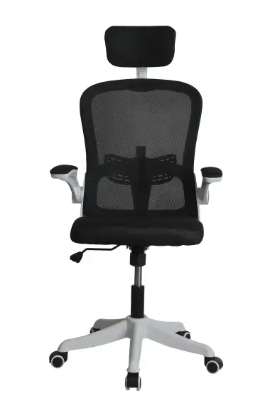 Кресло офисное Gramber С02 Сетка черная/Ткань черная/Белый