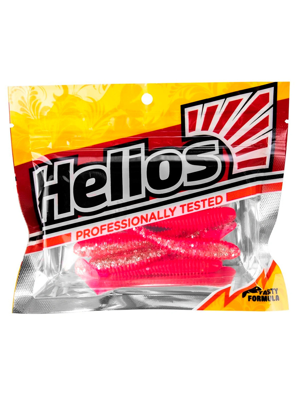 Виброхвост Helios Catcher 3,55"/9 см Black & Pearl 5шт. (HS-2-028)