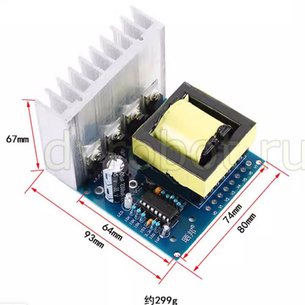 Преобразователь DC12В/18-380ВAC/500 Вт