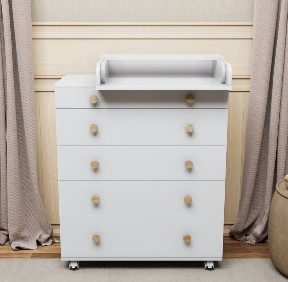 Комод Идеальный 800/5 цвет белый