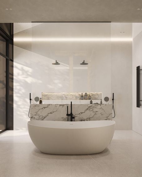 Акриловая ванна ABBER AB9237 белая