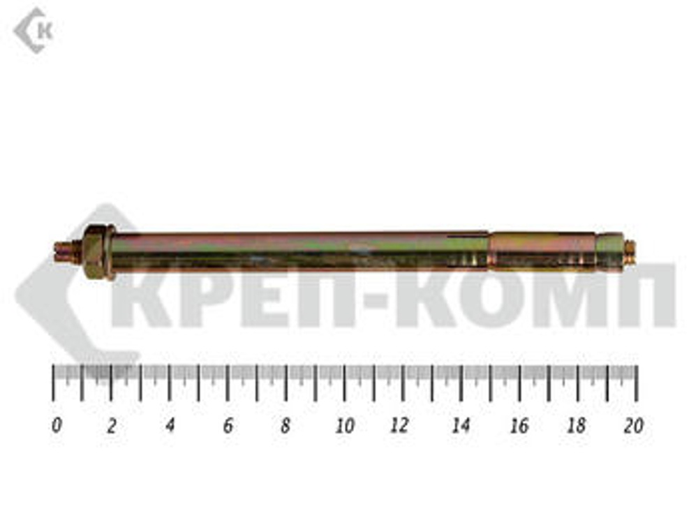 Анкер двойного распирания м10 14х200 (5шт)