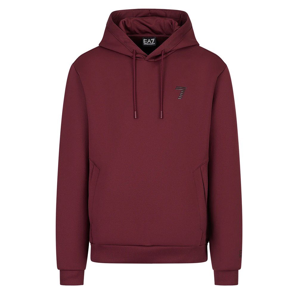 Куртка теннисная EA7 Man Jersey Sweatshirt - windsor wine