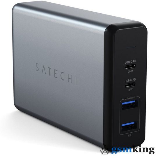 Satechi 108W Pro USB-C PD Charger Space Gray ST-TC108WM
