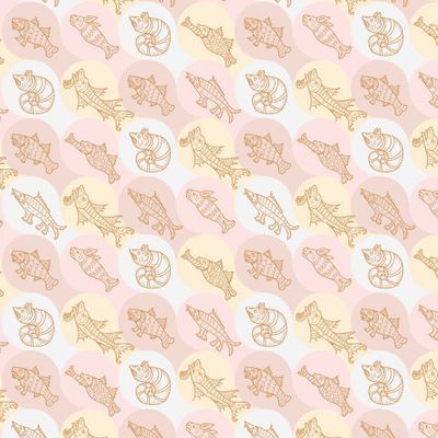 Средневековый бестиарий, морские животные, светлый