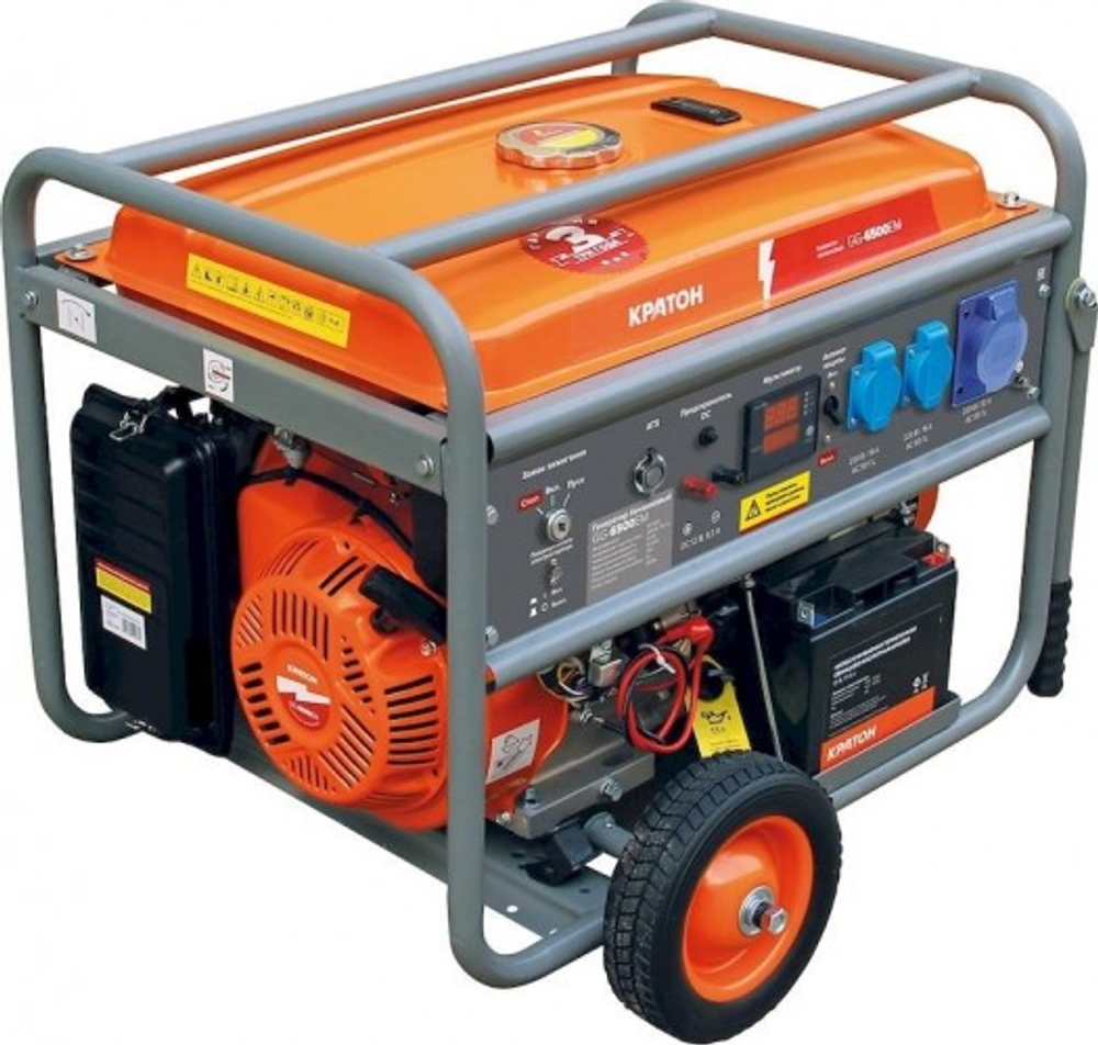 Генератор бензиновый КРАТОН GG-6500EM 3 08 01 038