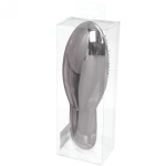 Расческа массажная компактная «Beauty Bar», цвет серебро, в коробке, 20*7см