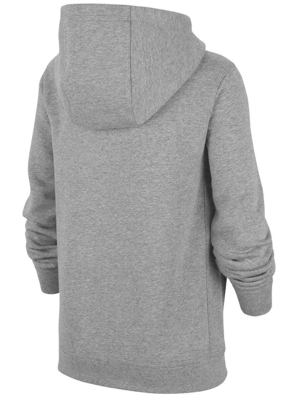 Кофта для мальчика теннисная Nike NSW Club + HBR PO - carbon heather