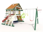 Деревянная игровая площадка премиум